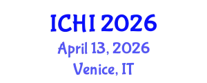 International Conference on Healthcare and Informatics (ICHI) April 13, 2026 - Venice, Italy