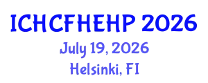 International Conference on Health Care Reform, Health Economics and Health Policy (ICHCFHEHP) July 19, 2026 - Helsinki, Finland