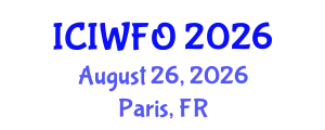 International Conference on Industrial Wastewater Filtration and Oxidation (ICIWFO) August 26, 2026 - Paris, France