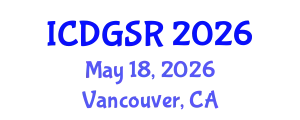 International Conference on Developments in General Surgery Research (ICDGSR) May 18, 2026 - Vancouver, Canada