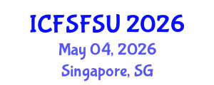 International Conference on Food Science, Food Security and Utilization (ICFSFSU) May 04, 2026 - Singapore, Singapore
