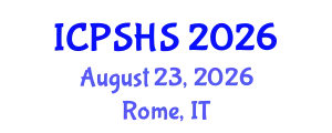 International Conference on Plastic Surgery and Hand Surgery (ICPSHS) August 23, 2026 - Rome, Italy