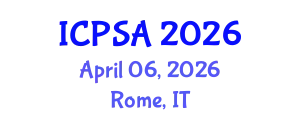 International Conference on Plastic Surgery and Aesthetics (ICPSA) April 06, 2026 - Rome, Italy