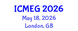 International Conference on Mining and Economic Geology (ICMEG) May 18, 2026 - London, United Kingdom