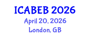 International Conference on Advances in Biomedical Engineering and Bioinformatics (ICABEB) April 20, 2026 - London, United Kingdom