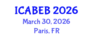 International Conference on Advances in Biomedical Engineering and Bioinformatics (ICABEB) March 30, 2026 - Paris, France