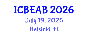 International Conference on Biomedical Engineering and Applied Biophysics (ICBEAB) July 19, 2026 - Helsinki, Finland