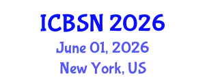 International Conference on Biomedical Science and Neuroscience (ICBSN) June 01, 2026 - New York, United States