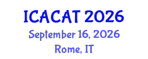 International Conference on Advances in Composite Aircraft Technology (ICACAT) September 16, 2026 - Rome, Italy