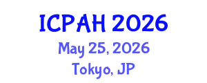 International Conference on Physical Activity and Health (ICPAH) May 25, 2026 - Tokyo, Japan