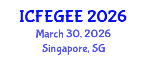 International Conference on Female Education and Gender Equality in Education (ICFEGEE) March 30, 2026 - Singapore, Singapore
