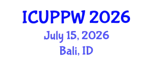 International Conference on Urban Planning and Public Works (ICUPPW) July 15, 2026 - Bali, Indonesia