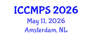 International Conference on Construction Management, Planning and Scheduling (ICCMPS) May 11, 2026 - Amsterdam, Netherlands