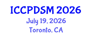 International Conference on Clinical Psychology and DSM (ICCPDSM) July 19, 2026 - Toronto, Canada