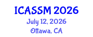 International Conference on Agricultural Science and Soil Management (ICASSM) July 12, 2026 - Ottawa, Canada