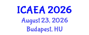 International Conference on Agricultural Economics and Agribusiness (ICAEA) August 23, 2026 - Budapest, Hungary