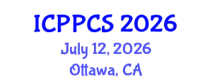 International Conference on Psychology, Philosophy, and Cognitive Science (ICPPCS) July 12, 2026 - Ottawa, Canada