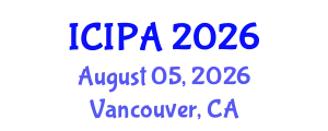 International Conference on Image Processing Algorithms (ICIPA) August 05, 2026 - Vancouver, Canada