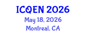 International Conference on Quantum Engineering and Nanotechnology (ICQEN) May 18, 2026 - Montreal, Canada
