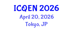 International Conference on Quantum Engineering and Nanotechnology (ICQEN) April 20, 2026 - Tokyo, Japan