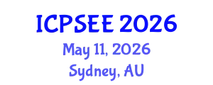 International Conference on Power Systems Engineering and Energy (ICPSEE) May 11, 2026 - Sydney, Australia