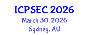 International Conference on Power Systems and Energy Conversion (ICPSEC) March 30, 2026 - Sydney, Australia
