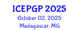 International Conference on Experimental Physics and General Principles (ICEPGP) October 02, 2025 - Madagascar, Madagascar