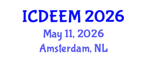 International Conference on Development Economics and Emerging Markets (ICDEEM) May 11, 2026 - Amsterdam, Netherlands