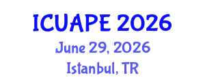 International Conference on Urban Air Pollution and Environment (ICUAPE) June 29, 2026 - Istanbul, Turkey