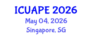 International Conference on Urban Air Pollution and Environment (ICUAPE) May 04, 2026 - Singapore, Singapore