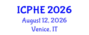 International Conference on Public Health and Epidemiology (ICPHE) August 12, 2026 - Venice, Italy