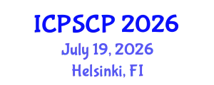 International Conference on Political Science and Comparative Politics (ICPSCP) July 19, 2026 - Helsinki, Finland