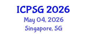 International Conference on Political Science and Globalization (ICPSG) May 04, 2026 - Singapore, Singapore
