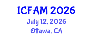 International Conference on Forensic Anthropology and Medicine (ICFAM) July 12, 2026 - Ottawa, Canada
