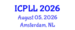 International Conference on Psycholinguistics and Language Learning (ICPLL) August 05, 2026 - Amsterdam, Netherlands