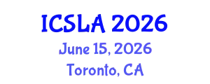 International Conference on Sign Language and Acquisition (ICSLA) June 15, 2026 - Toronto, Canada