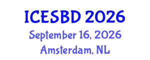 International Conference on Energy and Sustainable Building Design (ICESBD) September 16, 2026 - Amsterdam, Netherlands