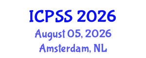 International Conference on Plant and Soil Science (ICPSS) August 05, 2026 - Amsterdam, Netherlands