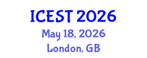 International Conference on Ecotourism and Sustainable Tourism (ICEST) May 18, 2026 - London, United Kingdom