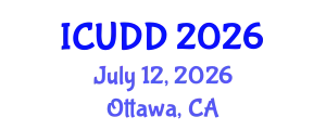 International Conference on Urban Design and Development (ICUDD) July 12, 2026 - Ottawa, Canada