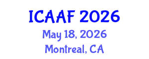 International Conference on Agroforestry and Afforestation (ICAAF) May 18, 2026 - Montreal, Canada