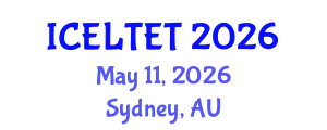 International Conference on Education, Learning, Teaching and Educational Transformation (ICELTET) May 11, 2026 - Sydney, Australia