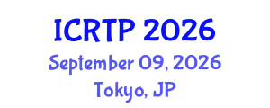 International Conference on Religious Tourism and Pilgrimage (ICRTP) September 09, 2026 - Tokyo, Japan