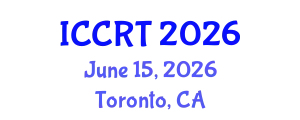 International Conference on Comparative Religion and Theology (ICCRT) June 15, 2026 - Toronto, Canada