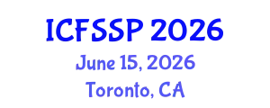 International Conference on Family Studies and Sociological Perspectives (ICFSSP) June 15, 2026 - Toronto, Canada