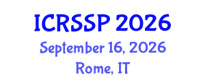 International Conference on Refugee Studies and Social Problems (ICRSSP) September 16, 2026 - Rome, Italy