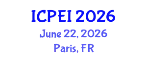 International Conference on Pavement Engineering and Infrastructure (ICPEI) June 22, 2026 - Paris, France