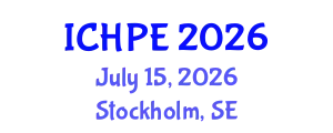 International Conference on Health and Physical Education (ICHPE) July 15, 2026 - Stockholm, Sweden