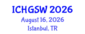 International Conference on Hydrogeology, Groundwater and Surface Water (ICHGSW) August 16, 2026 - Istanbul, Turkey