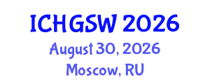International Conference on Hydrogeology, Groundwater and Surface Water (ICHGSW) August 30, 2026 - Moscow, Russia